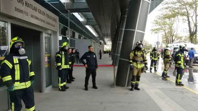Çanakkale Havalimanı’nda Gerçeği Aratmayan KBRN Tatbikatı Gerçekleştirildi