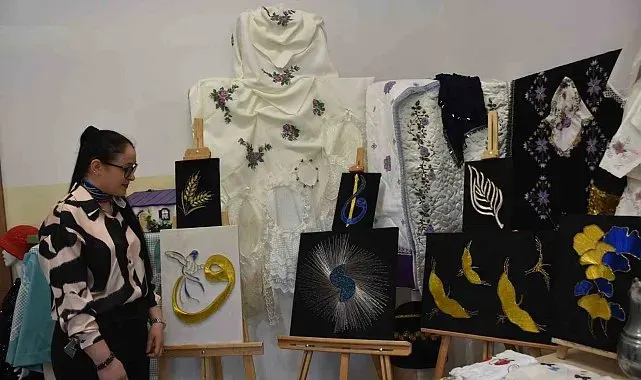 Burç Sosyal Tesisi'nde emekler sergilendi