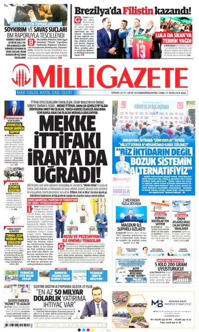 Milli manşeti