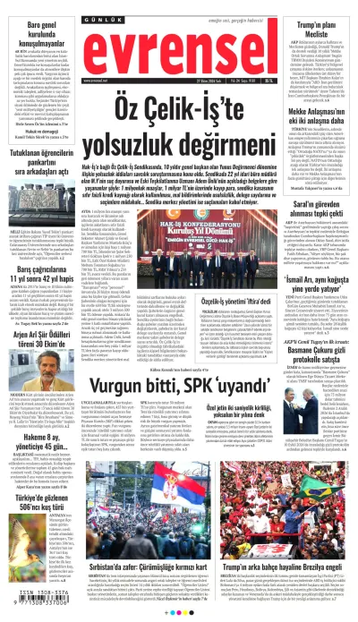 Evrensel manşeti