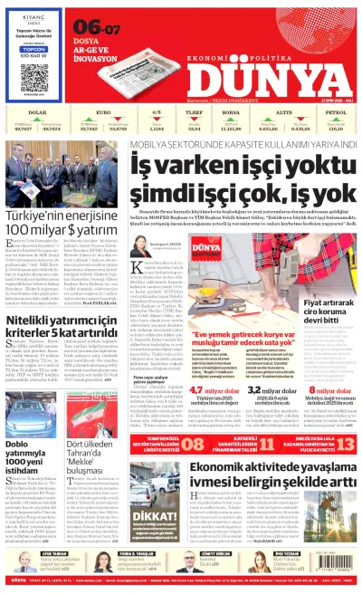 Dünya manşeti