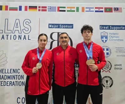Erzincanlı Millî Badmintonculardan Yunanistan'da Büyük Zafer
