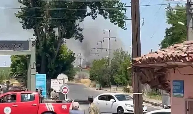 Tekirdağ'da ot yangını paniğe neden oldu
