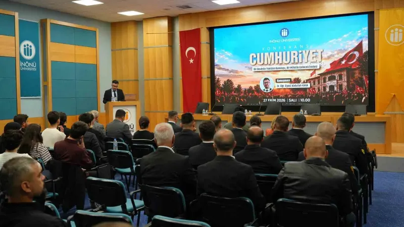 İnönü Üniversitesi'nde Cumhuriyet Konferansı Düzenlendi