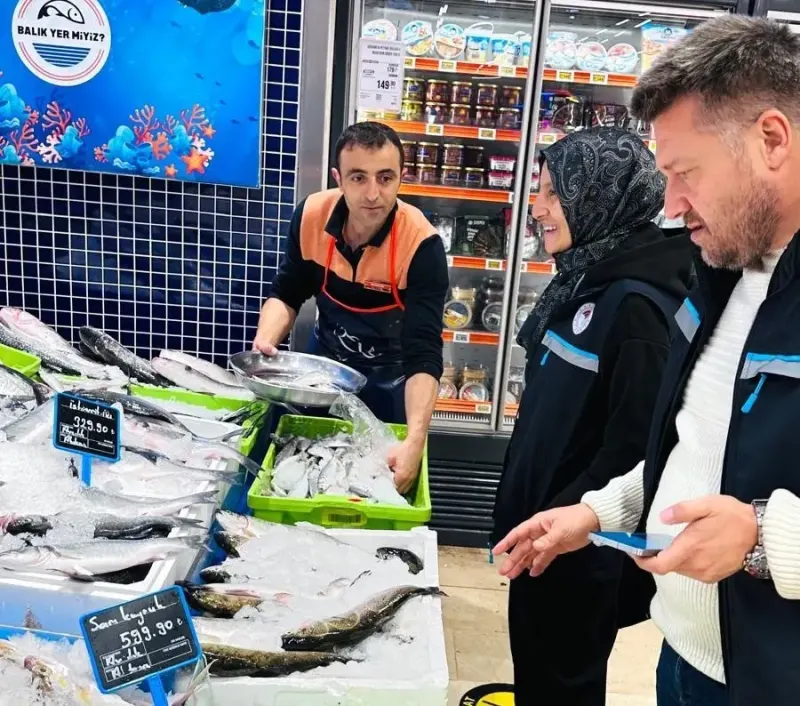 Erzurum'da Balık Satış Noktalarına Yönelik Sıkı Denetim