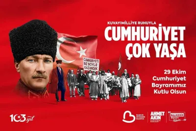 Balıkesir Büyükşehir Belediye Başkanı Ahmet Akın’dan 29 Ekim Mesajı