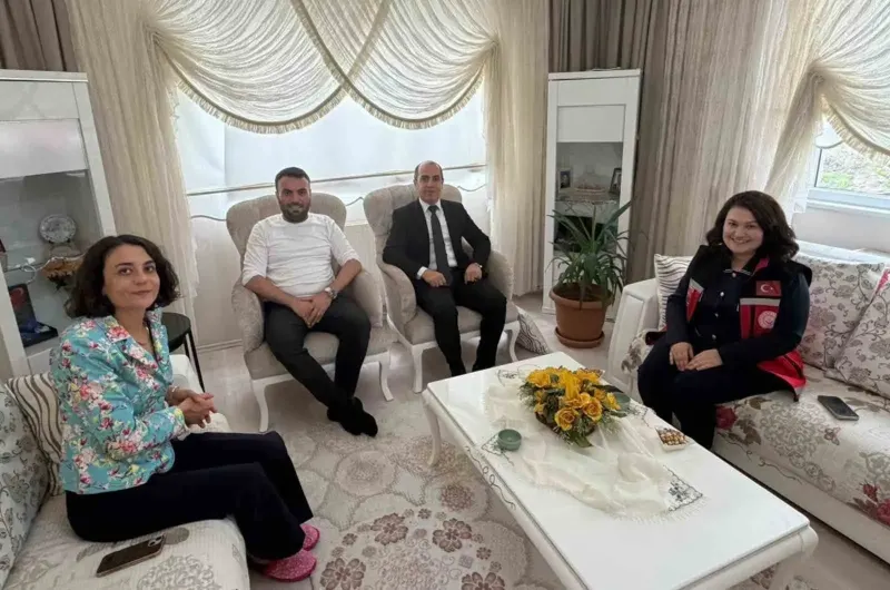 Bilecik'te Şehit Ailesine Anlamlı Vefa Ziyareti