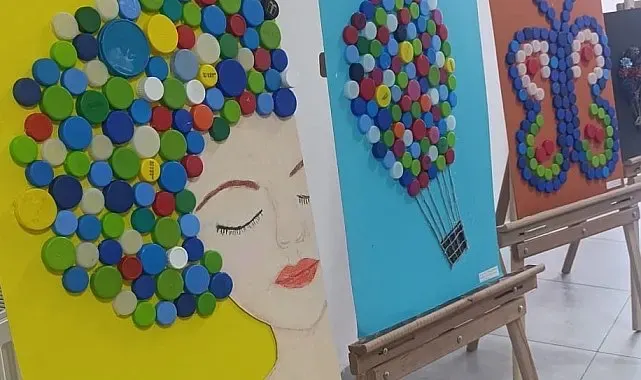 Atıkları sanat eserine dönüştürdüler