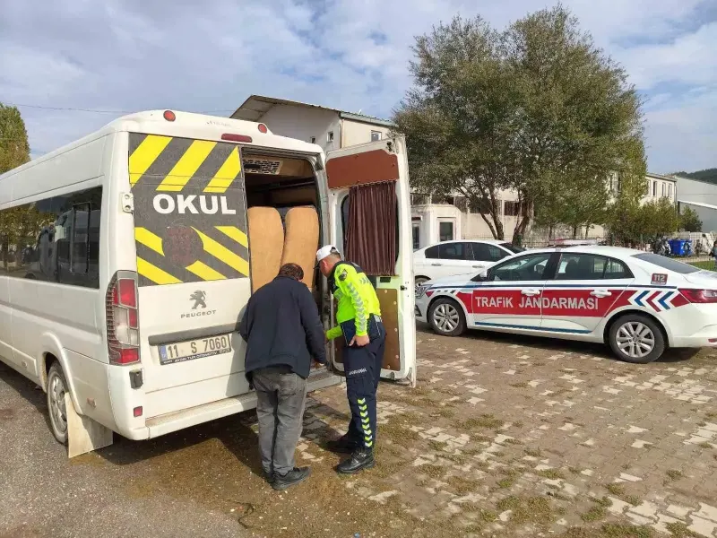 Bilecik Osmaneli'nde Okul Servislerine Yönelik Sıkı Denetim