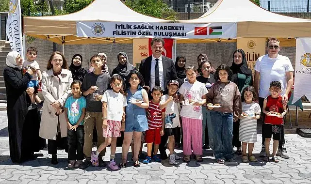 Selçuk Üniversitesinden Filistinli çocuklara sağlık ve dayanışma eli