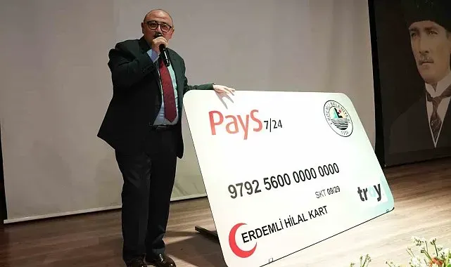 Erdemli Belediyesi Hilal Kart'ı hizmete sundu