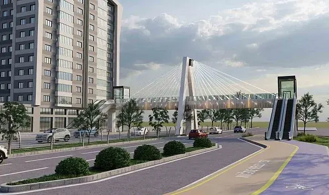 Niğde Belediyesi'nden Bor yoluna 3 yeni yaya üst geçidi