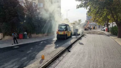 Talas Belediyesinden Üç Caddede Kapsamlı Asfalt Yenileme Çalışması