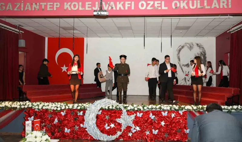 Gaziantep Kolej Vakfı Özel Okullarında Cumhuriyet Coşkusu