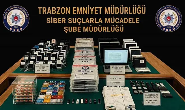 Trabzon merkezli 11 ilde yasadışı bahis ve dolandırıcılık operasyonu