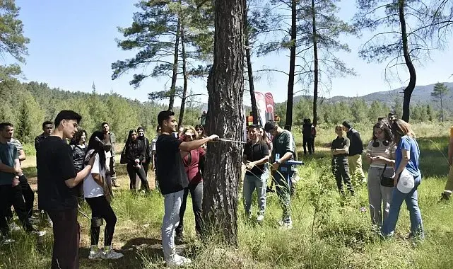 Köyceğiz'de Yüksekokul öğrencileri sahada uygulama yaptı