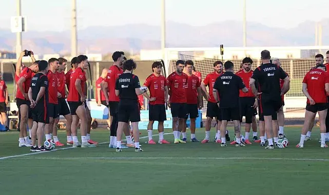 A Milli Futbol Takımı, ABD maçı hazırlıklarına devam etti