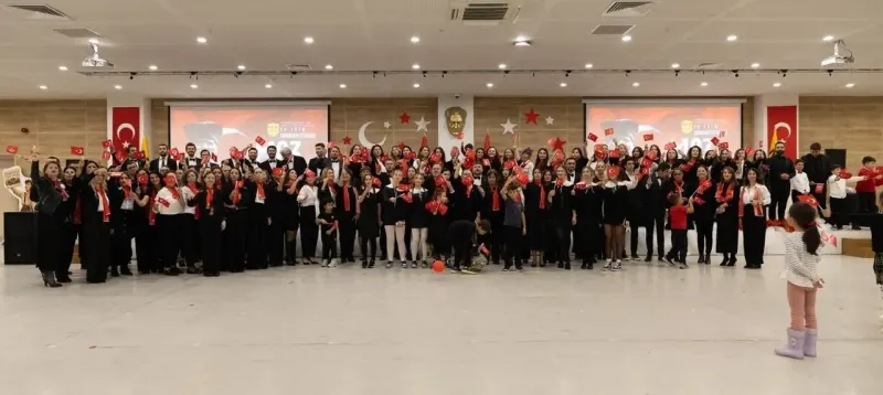 Mtk Kolejinde 29 Ekim Cumhuriyet Bayrami Coskusu
