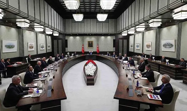 Kabine Toplantısı Cumhurbaşkanı Erdoğan'ın başkanlığında başladı.