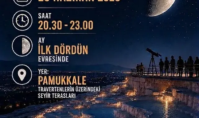 Denizli Bilim Merkezinden gökyüzü tutkunlarına özel etkinlik
