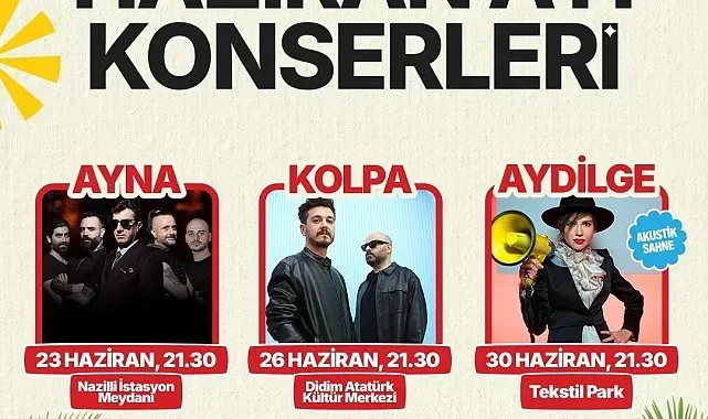 Başkan Çerçioğlu: "Yaza Merhaba Konserlerimize tüm vatandaşlarımızı davet ediyorum"