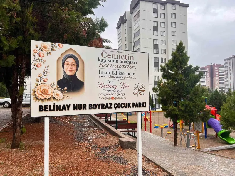 Kahramanmaraş'taki Okul Saldırısında Hayatını Kaybeden Çocukların İsimleri Park Ve Sahaya Verildi