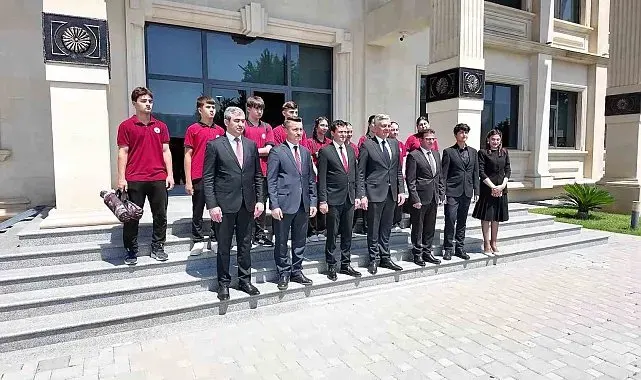 Denizli heyetine Azerbaycan'da sıcak karşılama