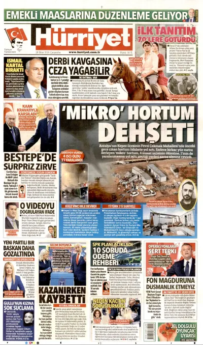 Hürriyet manşeti