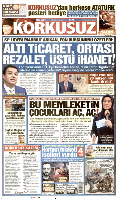 Korkusuz manşeti