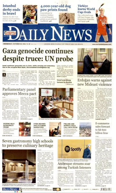 Hürriyet Daily News manşeti