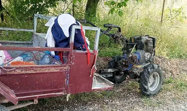 Bilecik'te su motoru devrildi, 1 yaralı