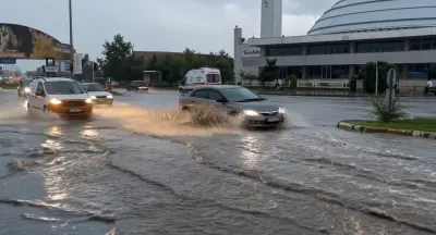 Erzincan'da Sağanak Yağış Su Baskını Korkusu Yarattı