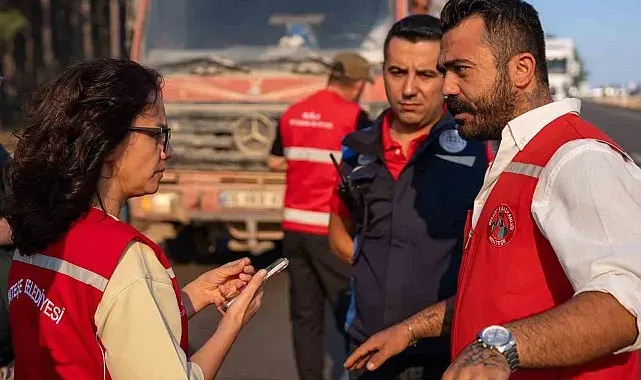Menteşe Belediye Başkanı Köksal Aras "Yangına tüm imkânlarımızla destek verdik"