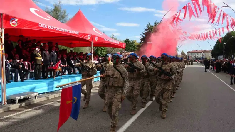 Ordu'da Cumhuriyet Bayramı'nın 103'üncü Yıl Dönümü Coşkuyla Kutlandı