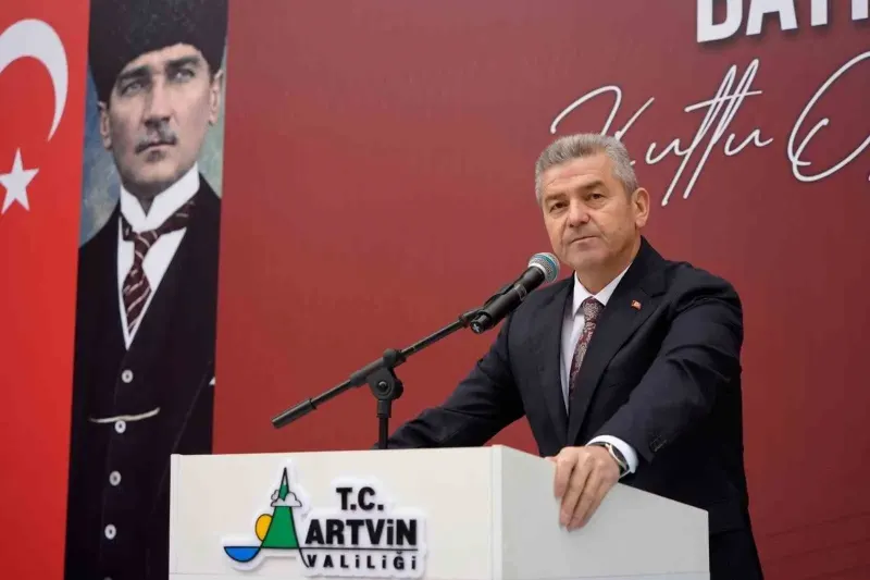 Artvin'de 29 Ekim Cumhuriyet Bayramı'nın 103. Yıl Dönümü Büyük Bir Coşkuyla Kutlandı