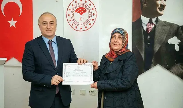 Safran yetiştiriciliği eğitimi alan üreticilere sertifika töreni düzenlendi