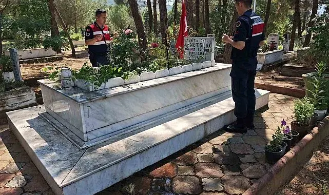 Jandarmadan şehit ailelerine vefa ziyareti