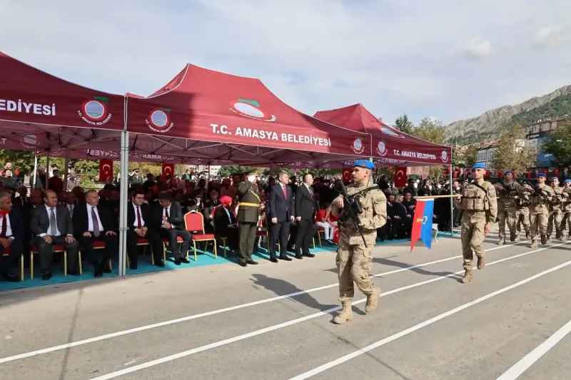 Amasya'da 29 Ekim Cumhuriyet Bayramı'nın 103. Yılı Coşkuyla Kutlandı