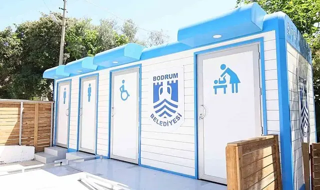Bodrum'da modern tuvaletler hizmete alındı