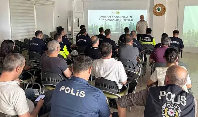 Kavaklıdere'de orman yangınlarıyla mücadele eğitimi düzenlendi