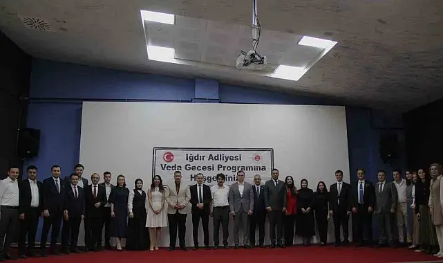 Iğdır'da görev yeri değişen hakim ve savcılar için veda programı