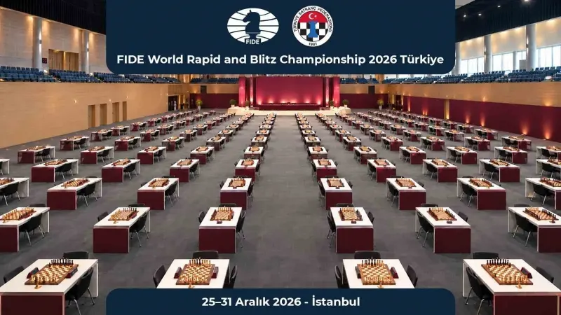 2026 Dünya Hızlı Ve Yıldırım Satranç Şampiyonası Türkiye Ev Sahipliğinde İstanbul'da Yapılacak