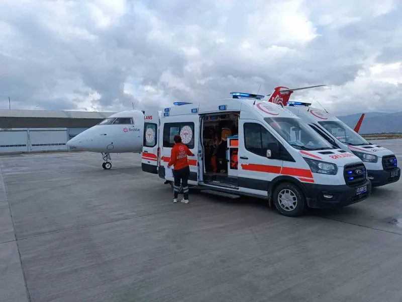 Minik Ertuğrul İçin Sağlık Seferberliği: Uçak Ambulans İstanbul'a Uçtu