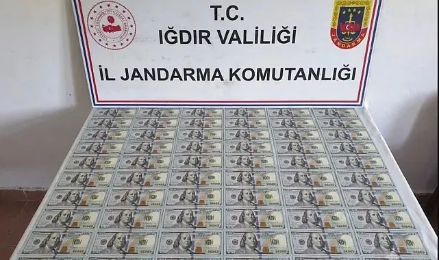 Iğdır'da 10 bin dolar değerinde sahte banknot ele geçirildi