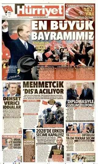 Hürriyet manşeti