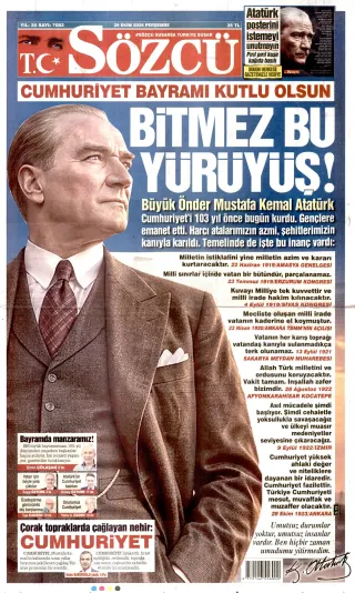 Sözcü manşeti