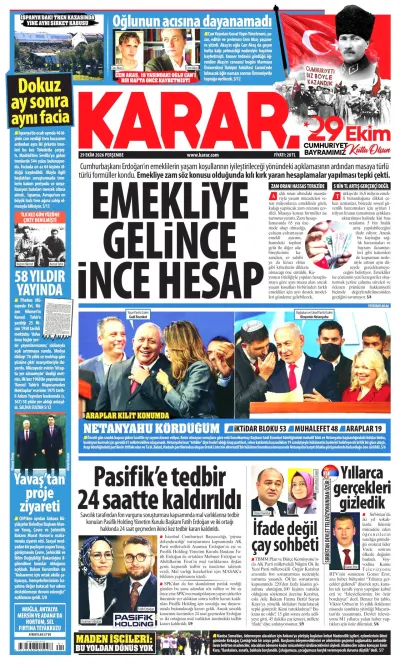 Karar manşeti