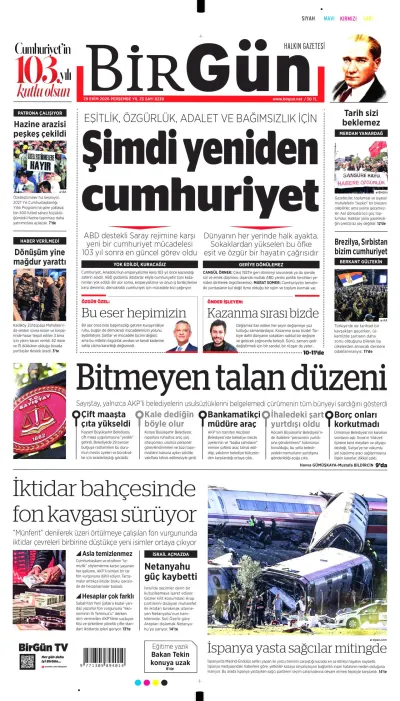 BirGün manşeti