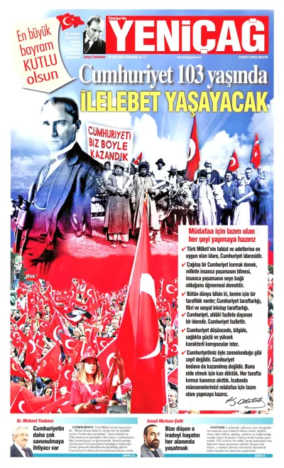Yeniçağ manşeti