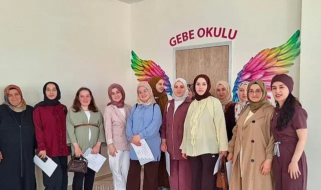 Bayburt'ta anne adaylarına sağlıklı gebelik eğitimi verildi